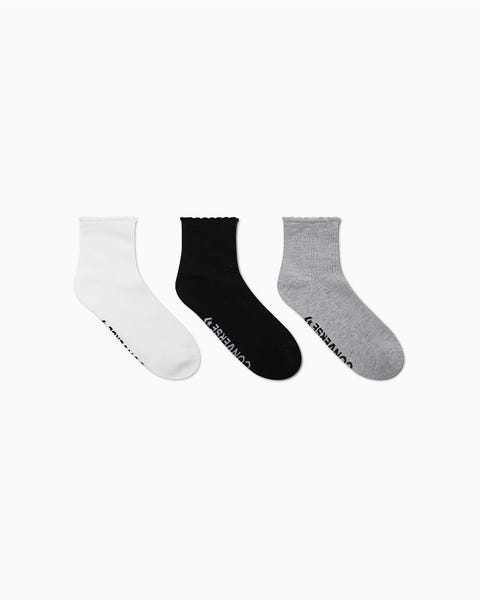 Medias Pack X3 Tobilleras Pointelle