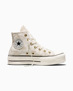 Chuck Taylor All Star Lift Platform Metallic Twill
