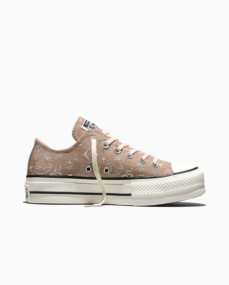 Chuck Taylor All Star Lift Platform Embroidered Paisley