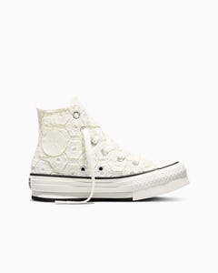 Chuck Taylor All Star Eva Lift Platform Floral Crochet